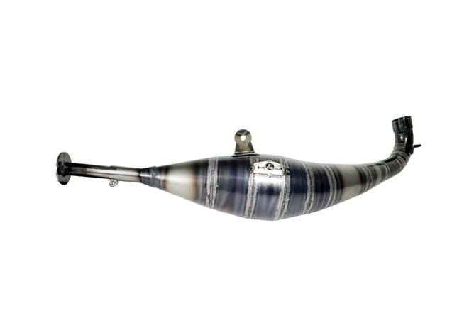 Exhaust straight pipe KRM 90 - 100 Minarelli horizontal