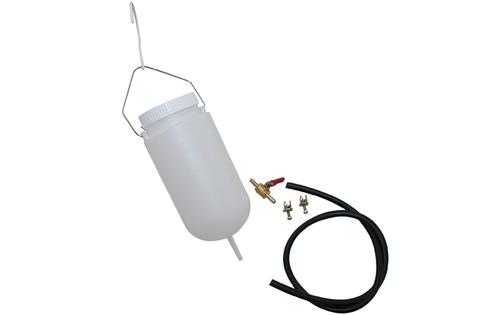 Auxiliary Fuel Tank portable with tap, hose and clamps