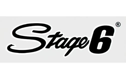 Sticker Stage6 logo 20x6cm black