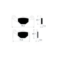 Brake Pads Suzuki AN / Address / Epicuro / Street Magic