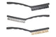 Brush Set (x3) steel, brass, plastic