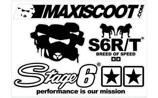 Maxiscoot stickers 140x100mm