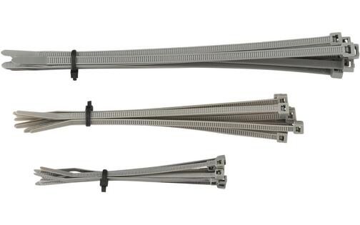 Cabe Ties 10cm / 15cm / 20cm grey (x30)