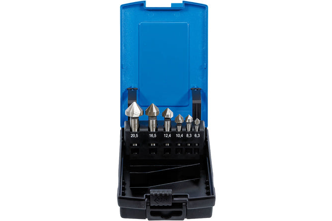 Countersink Set BGS HSS DIN 335 C-shape 6 pcs.