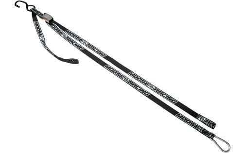 Carabiner Tension Straps extra strong 213cm black