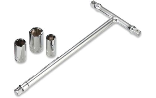Socket Wrench T-handle 3 sockets
