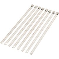 Cable Ties x8 ladder style 20cm stainless steel