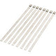 Cable Ties x8 ladder style 20cm stainless steel