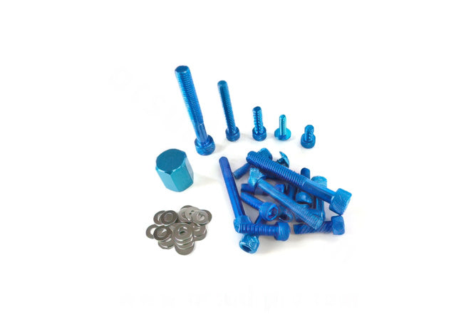 Dress-Up Fairing Screw Kit ONE Yamaha BW's blue