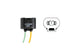 Bulb Socket Flösser 12V HB3 / H10 / H12 - with cable