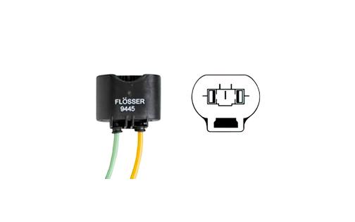 Bulb Socket Flösser 12V HB3 / H10 / H12 - with cable