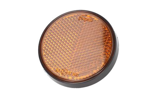 Reflector round orange screw-on d.55mm