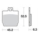 Brake Pads OEM quality Yamaha Aerox (rear) / Slider (front)