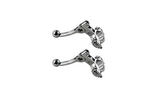 Decompression / Choke Levers x2 chrome-plated metal