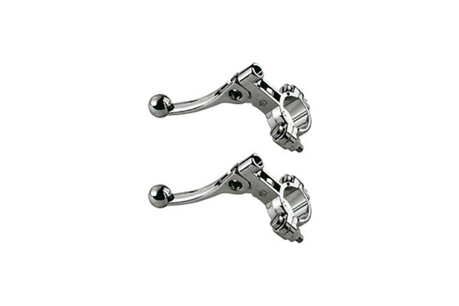 Decompression / Choke Levers x2 chrome-plated metal