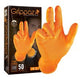 Work Gloves Nitrile High Resistance orange - 25 pairs - T11 (XXL)