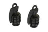 Valve Caps Grenade black