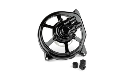 Water Pump Cover STR8 Extreme Cut Minarelli LC black