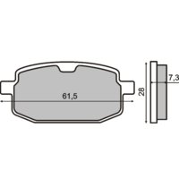 Brake Pads sintered Peugeot V-Clic