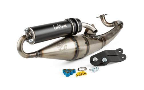 Exhaust LeoVince Handmade TT Black Edition Minarelli horizontal