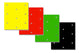 Adhesive Foils Blackbird 47x33cm perforated red