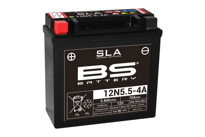 Battery SLA BS Battery 12N5.5-4A 12V - 5,5Ah