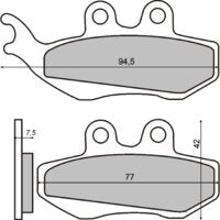 Brake Pads Piaggio (Grimeca)