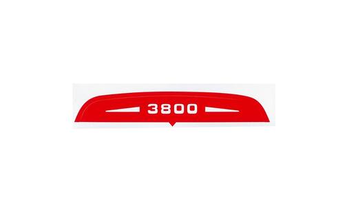 Sticker Solex 3800 (air filter) red