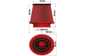 Air Filter Malossi E18 42/50/60mm PHBG/PHBH/PWK/VHST