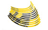 Rim Sticker Kit 10" Stage6 yellow / black