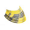 Rim Sticker Kit 10" Stage6 yellow / black