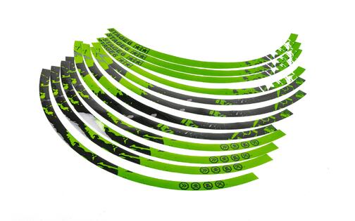 Rim Sticker Kit 12" Stage6 green / black