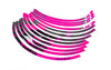 Rim Sticker Kit 12" Stage6 pink / black