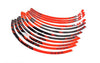 Rim Stickers Scooter 12" Stage6 red / black