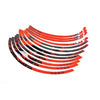 Rim Stickers Scooter 12" Stage6 red / black