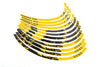 Rim Sticker Kit 12" Stage6 yellow / black
