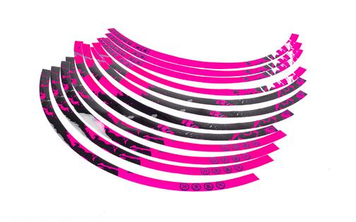 Rim Stickers Scooter 13" Stage6 pink / black