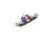 Sticker KRM Pro Ride blue / white / red XL