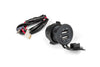 USB socket, 2 ports, 12V