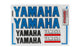 Sticker Sheet Sponsor Yamaha 33x22cm