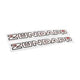 Sticker Zündapp (x2) 220x 20mm black / white