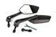 Mirror set KOSO GT, 2 pcs. (RH + LH), black, M8 thread
