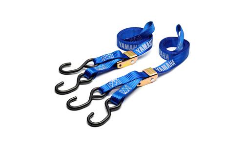 Tie Downs x2 Racing Yamaha blue
