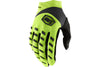 MX Gloves 100% Airmatic neon yellow/black