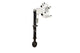 Side Stand Peugeot Ludix 10" and 12" black
