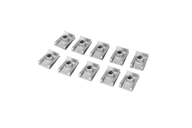 Clip-On Nut M8 (x10)