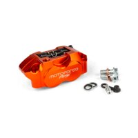 Brake Caliper 4-piston MotoForce Racing orange