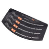 Rim Stickers Stage6 10 inch black