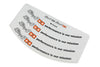 Rim Stickers Stage6 10 inch white