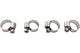 Hose Clamps stainless steel 6-16 mm (x4)